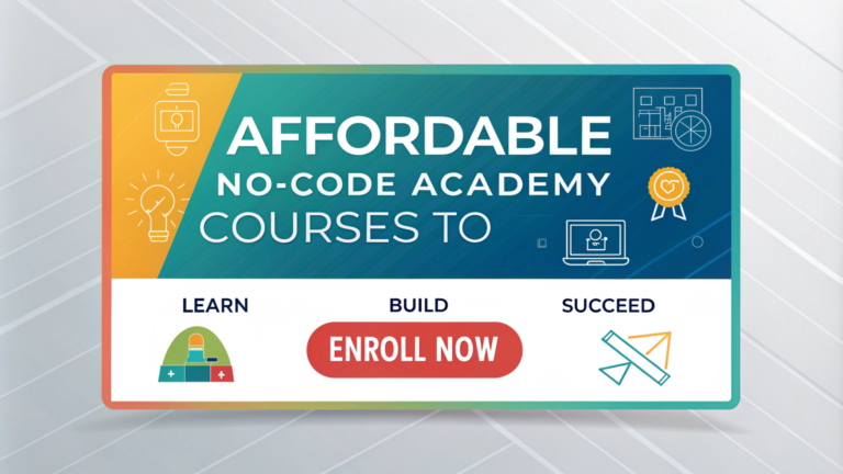 affordable no code academy courses to enroll in l